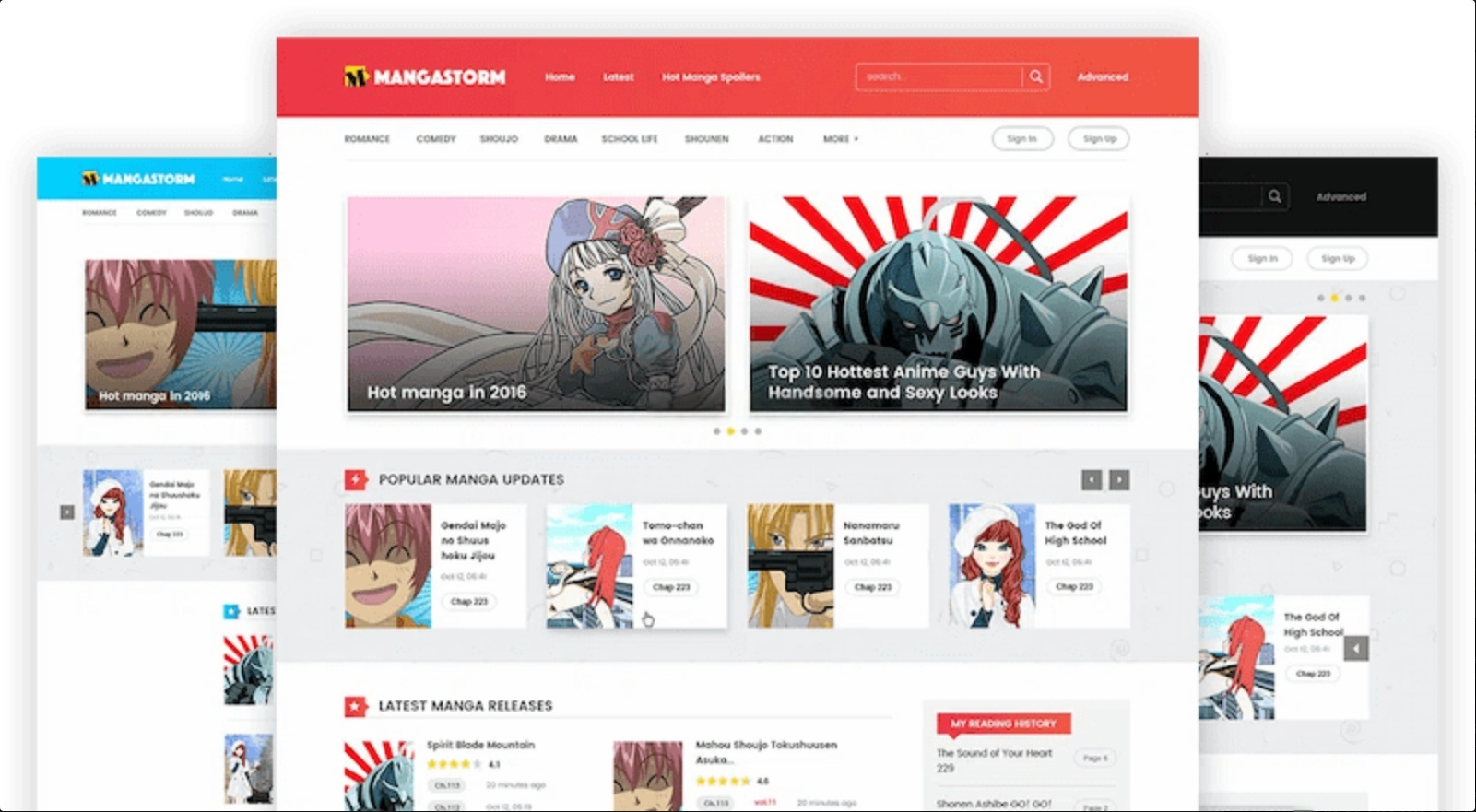 WordPress漫画小说主题源码 – Madara 2.2.2.1-灰铲源码