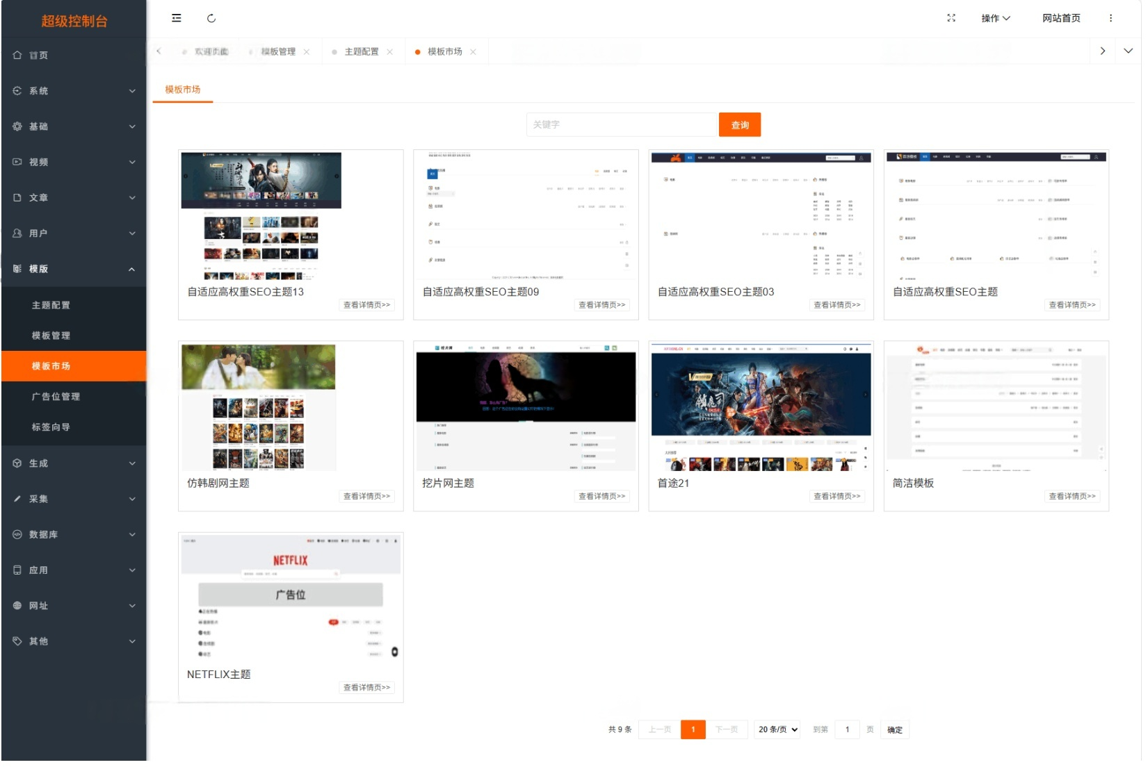 图片[6]-专业影视系统源码Pro版（9套模板）-灰铲源码