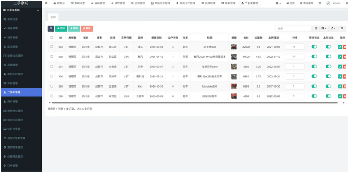 图片[3]-摩托车交易平台源码（FastAdmin+小程序版）-灰铲源码