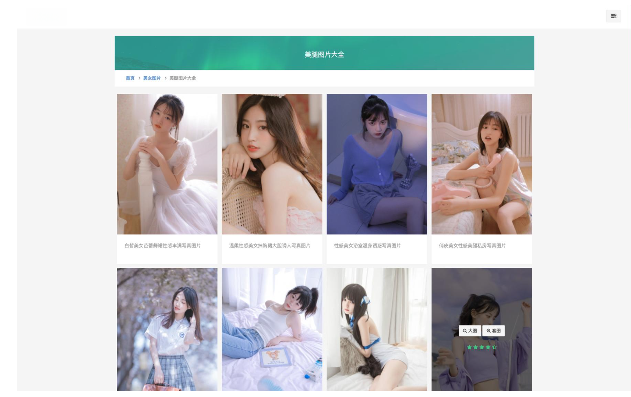 图片[2]-手机美女写真壁纸采集系统源码（正则版）-灰铲源码