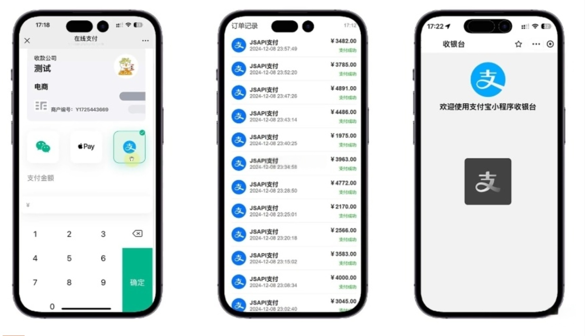 易支付收银台模板（Apple Pay版）-灰铲源码