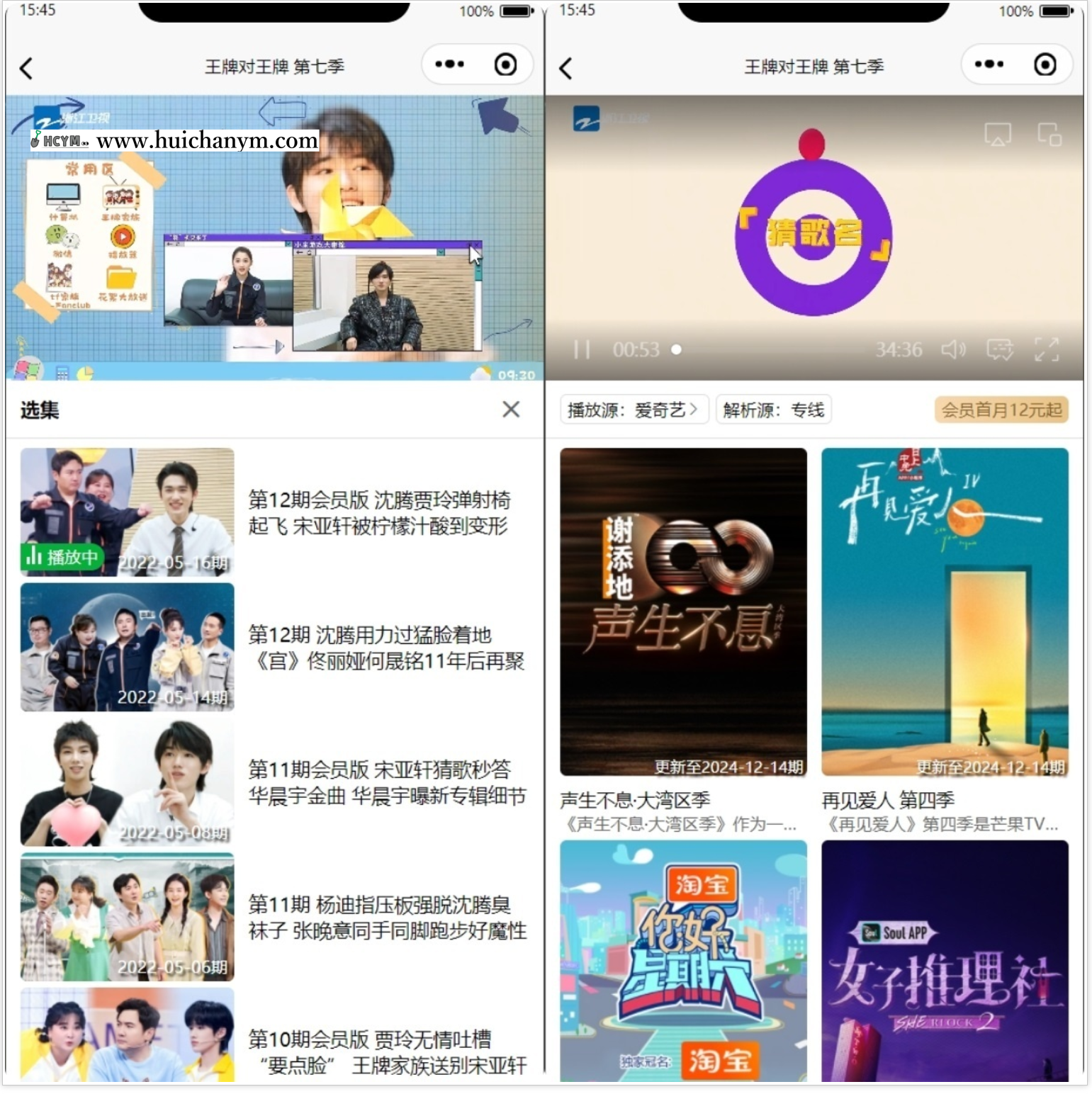 图片[3]-全端高仿爱奇艺UI影视系统，微信小程序/APP/H5 开箱即用！-灰铲源码