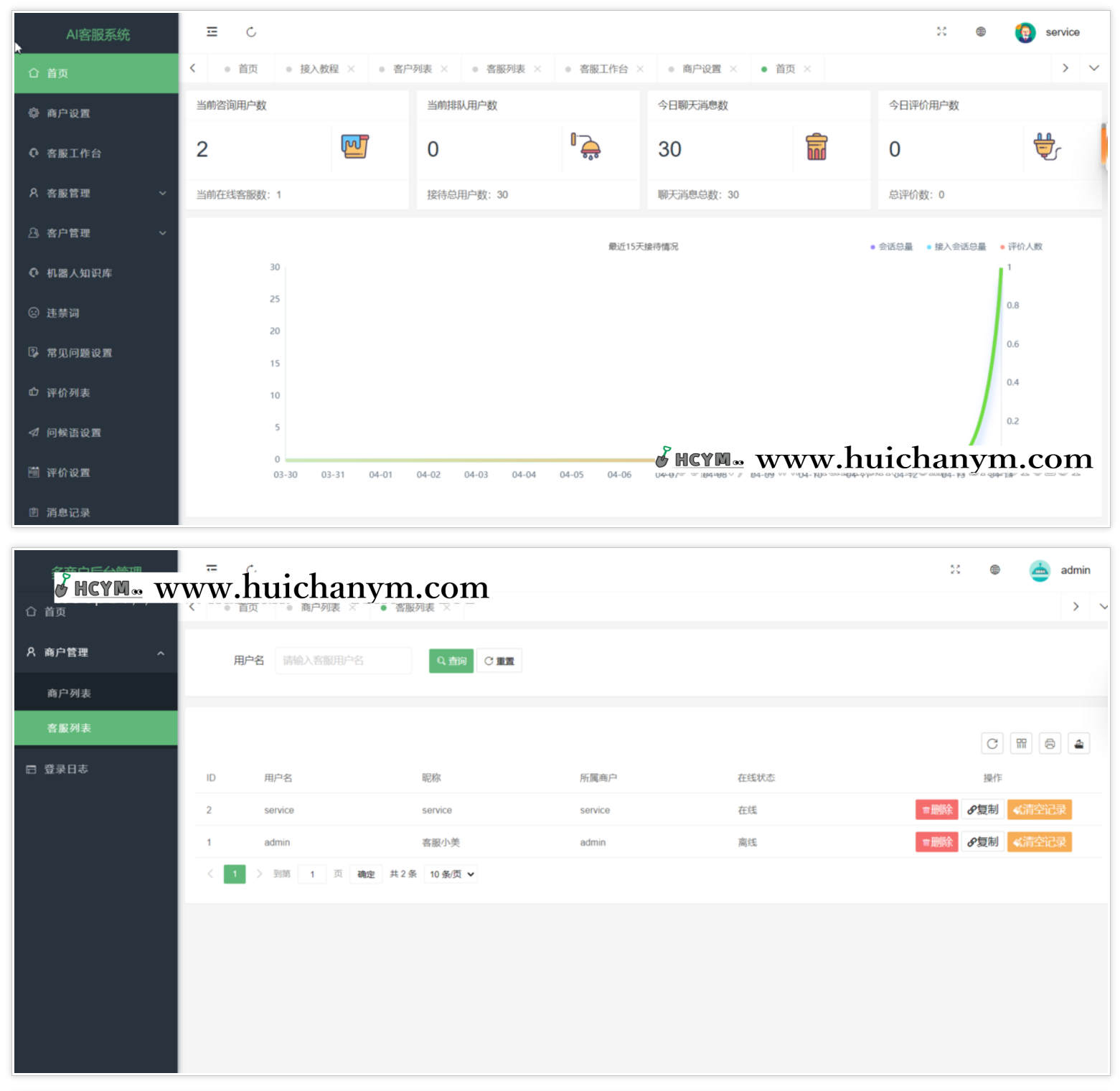 图片[4]-在线客服聊天 客服系统源码 多商户 多语言 带定位 自动翻译 支持语音-灰铲源码
