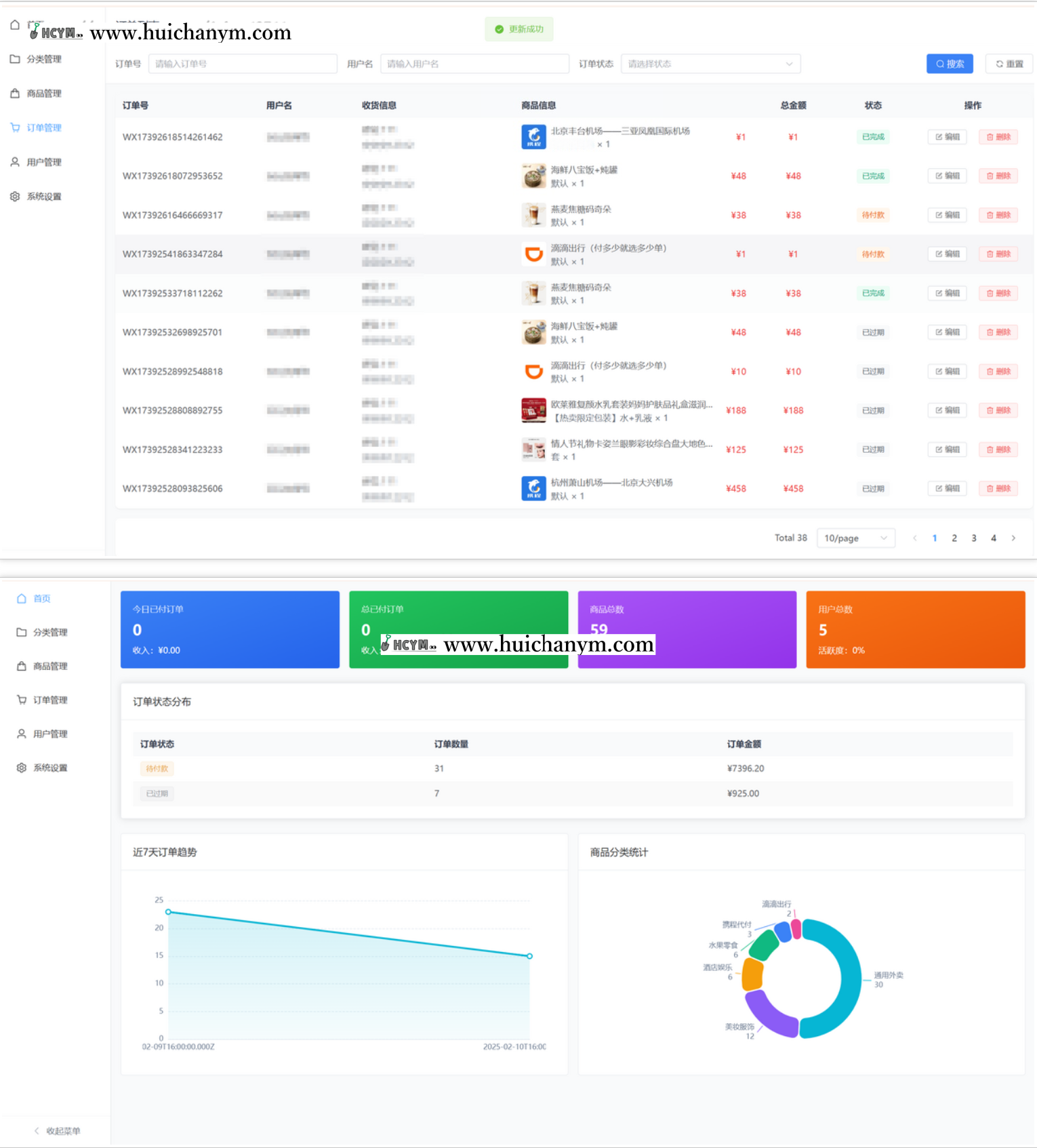 图片[4]-2025新款五合一代付系统源码 – 美团/京东/拼多多/携程/滴滴多模板-灰铲源码
