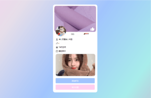 QQ资料展示页源码(简约版)-灰铲源码