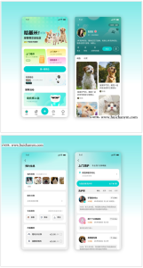 宠物服务系统源码 - App+微信小程序(上门喂养+洗护+社区论坛)-灰铲源码