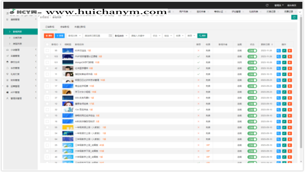 图片[2]-运营版本小说/漫画/动漫/影视软件源码PC作者入驻漫画小说源码可定制开发-灰铲源码